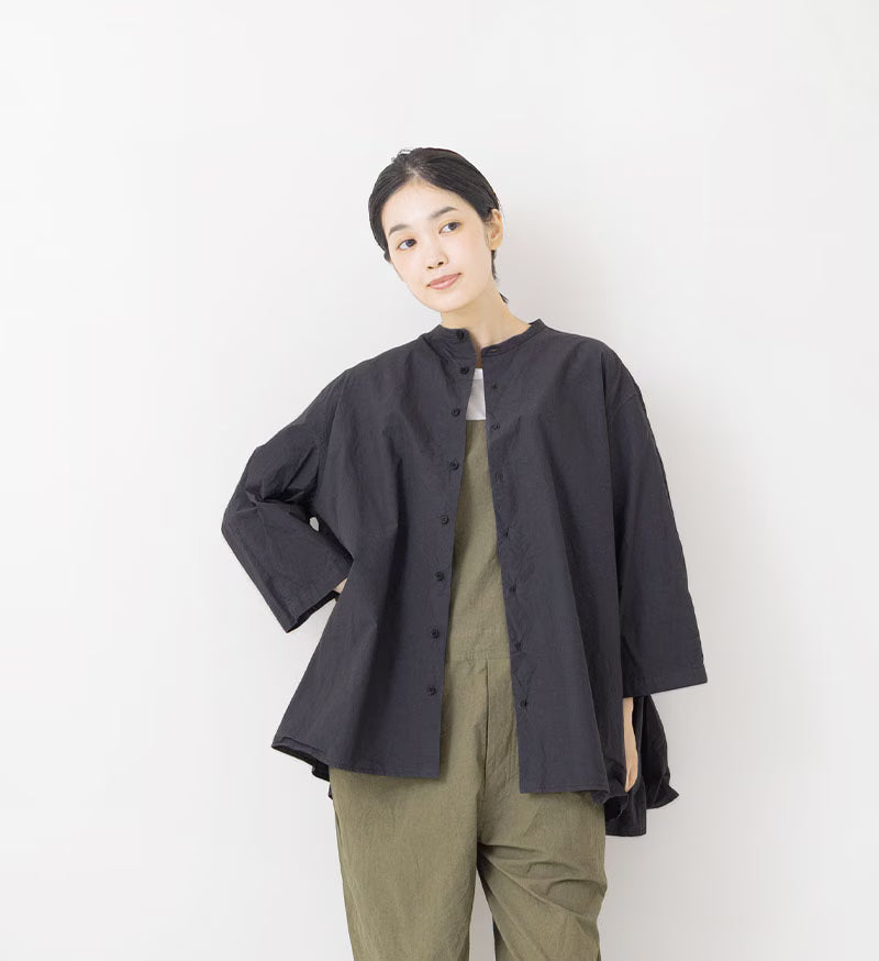 Veritecoeur ST-167 Gathered Blouse-Sumikuro