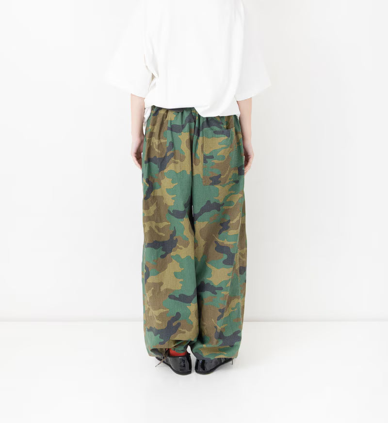 Veritecoeur Wide Baker Pants Camo - LTD188