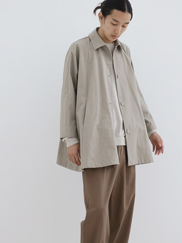 evam eva Cotton/Hemp Short Coat - Sage