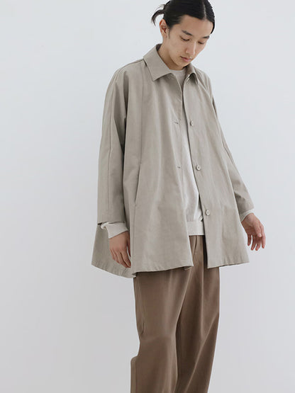 evam eva Cotton/Hemp Short Coat - Sage