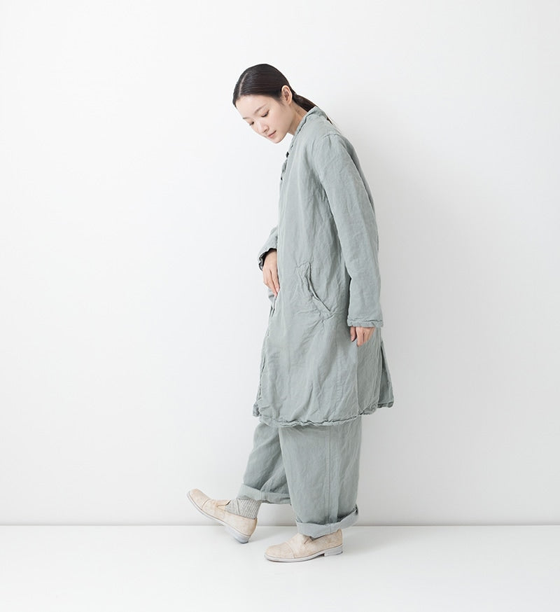 Veritecoeur Washed-out Coat - Sage Grey (VC-2645)