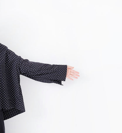 Veritecoeur Polka Dot Blouse - Black