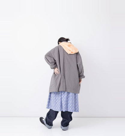 [Arriving Soon] Veritecoeur Garment Dye Short Coat - Gray