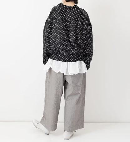 Veritecoeur Garment-dye Pants - Gray
