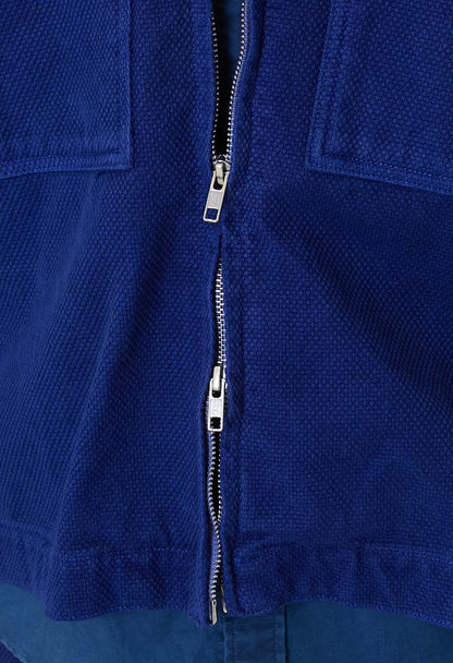 Blue Blue Japan Mens' Woven Sashiko Hand-dyed Zip-up Jacket