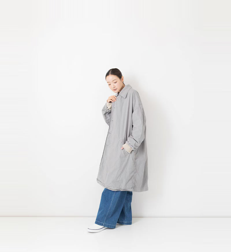 Veritecoeur ST-201 Cotton Silk Coat - Gray
