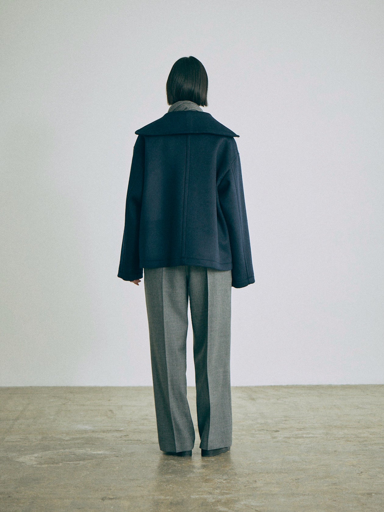 Nicholson & Nicholson My Sailor Wool Coat - Navy
