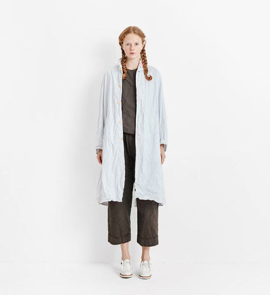 Veritecoeur Garment Dyed Coat - Light Blue