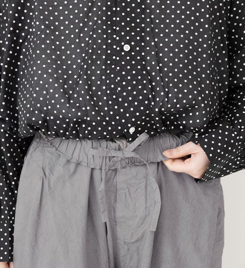 Veritecoeur Garment-dye Pants - Gray