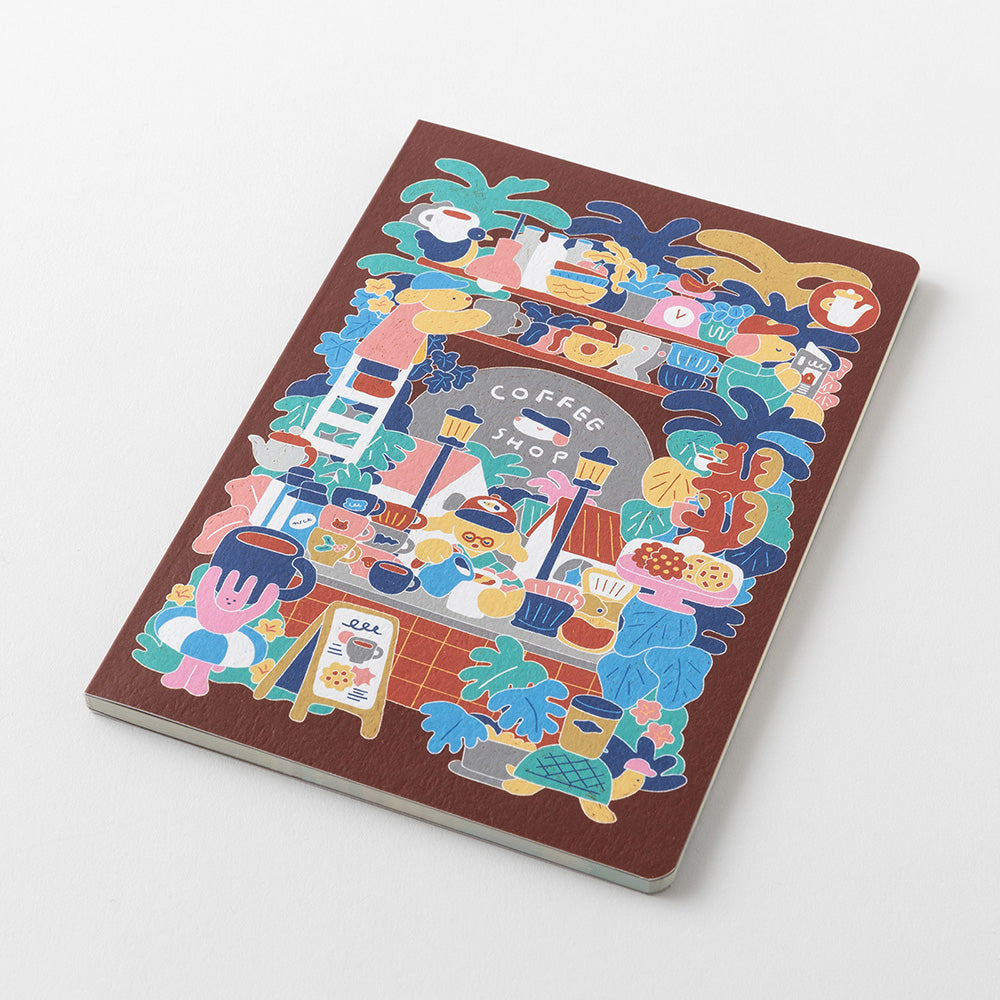 Midori Yuru Log Notebook - Coffee Shop
