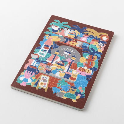 Midori Yuru Log Notebook - Coffee Shop