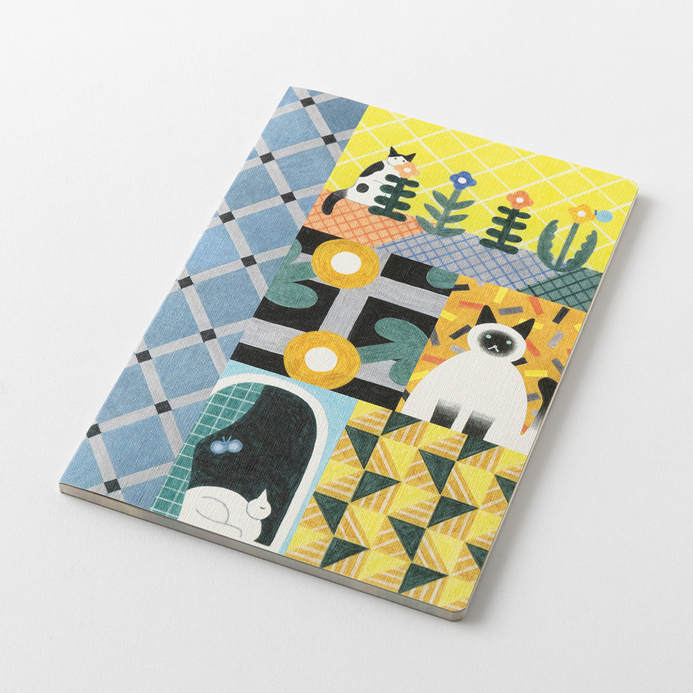 Midori Yuru Log Notebook - Cat