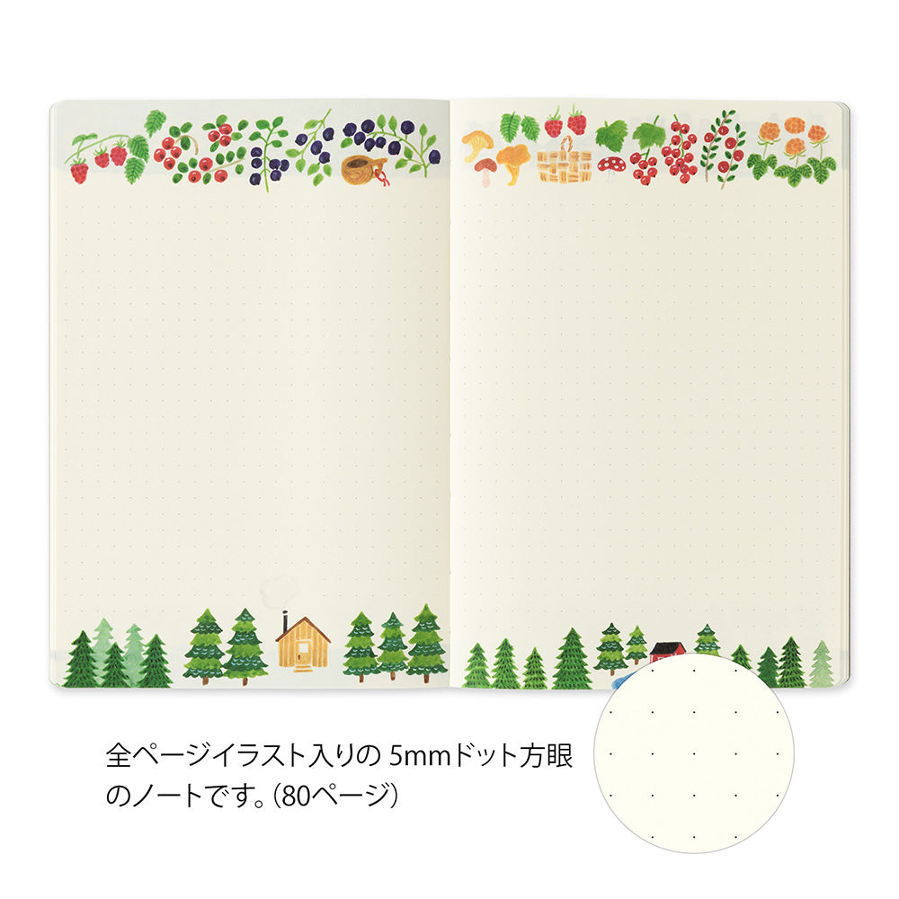 Midori Yuru Log Notebook - Scandinavia