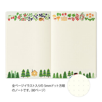 Midori Yuru Log Notebook - Scandinavia