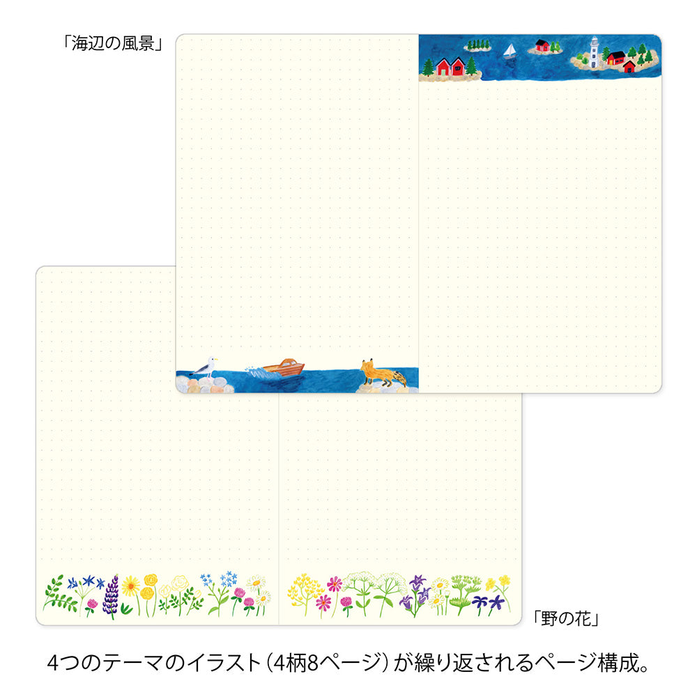 Midori Yuru Log Notebook - Scandinavia