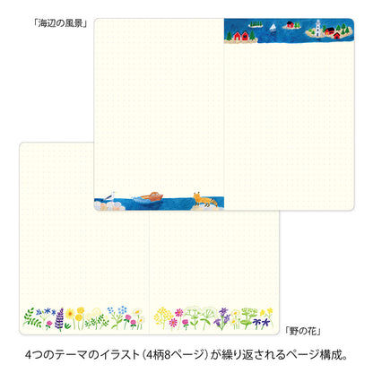 Midori Yuru Log Notebook - Scandinavia