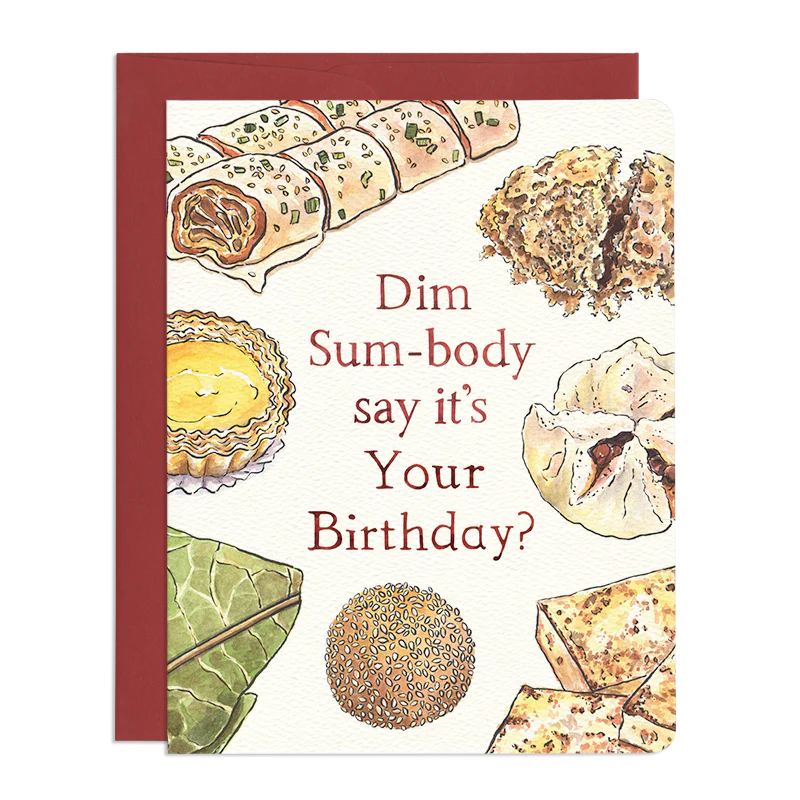Dim Sum Birthday Card