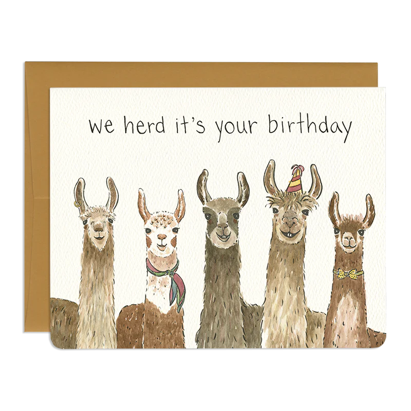 We Herd It's Your Birthday Card