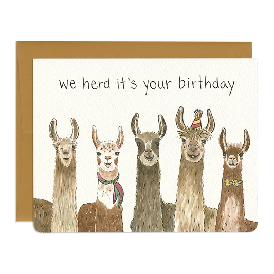 We Herd It's Your Birthday Card