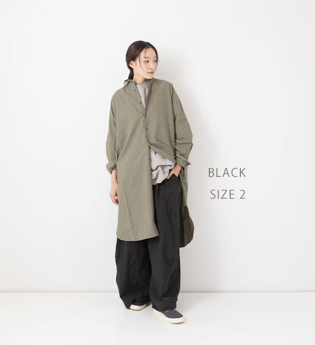 Veritecoeur ST-202 Cotton Silk Pants - Black