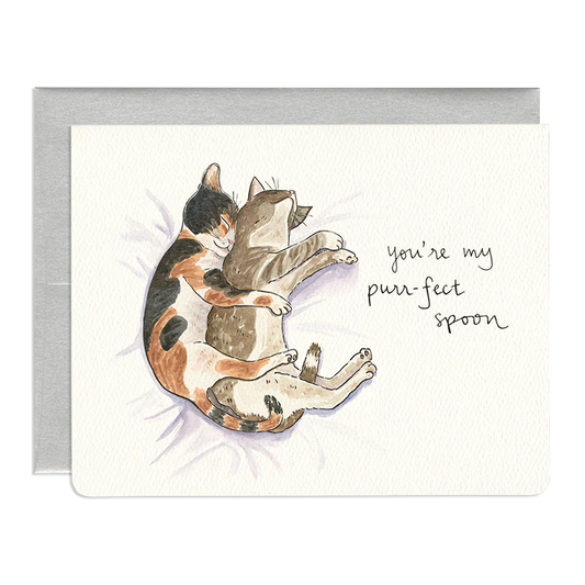 Purr-fect Spoon Card