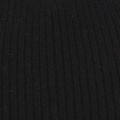 And Wander Unisex Shetland Wool Knit Cap - Black