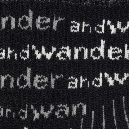 And Wander Wool Socks - Black