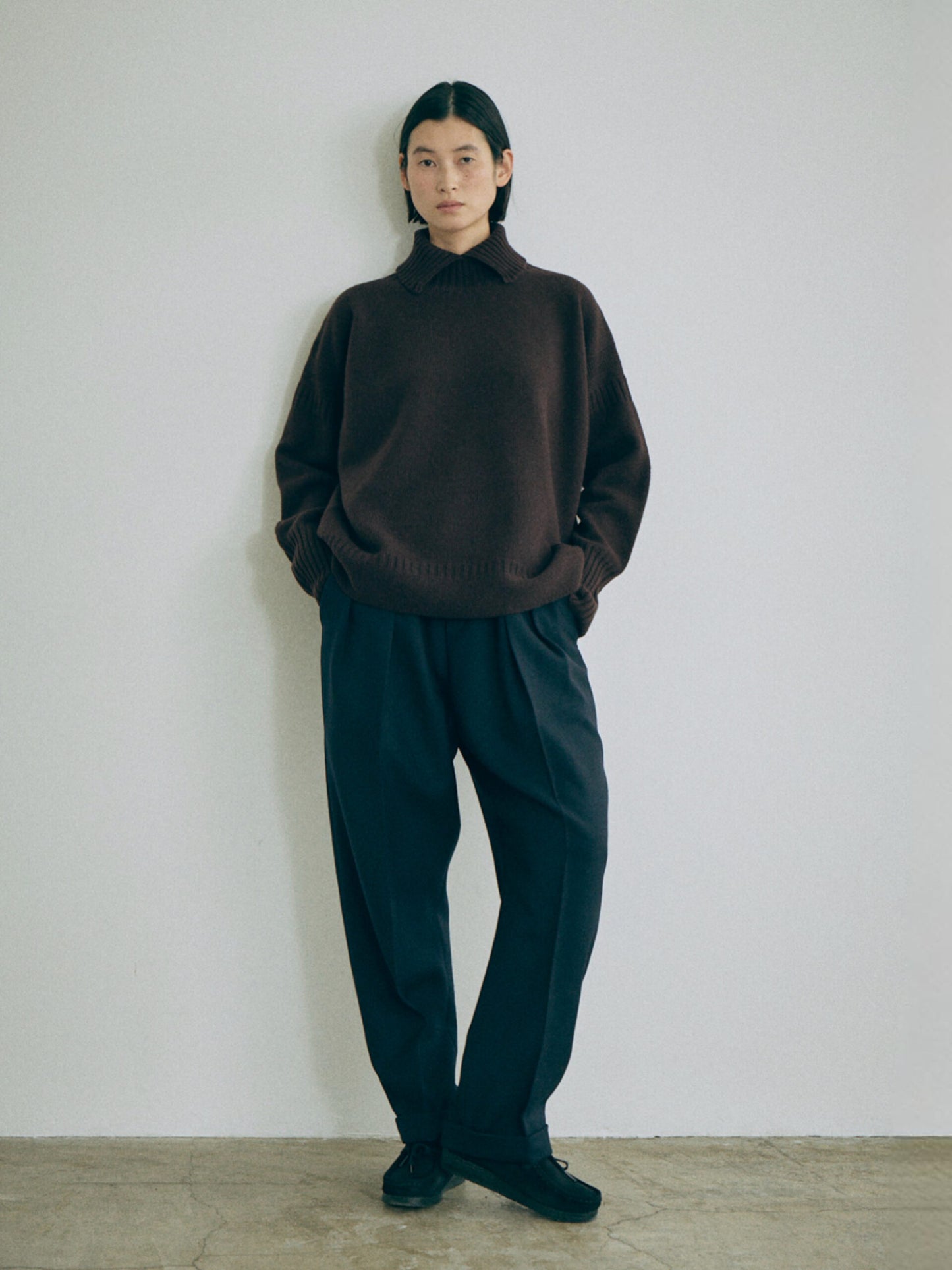 Nicholson & Nicholson Lulu Wool Knitted Sweater - Brown