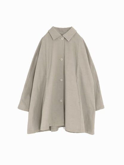 evam eva Cotton/Hemp Short Coat - Sage