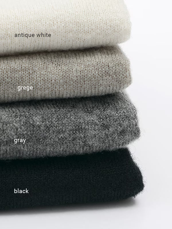 evam eva Wool/Cashmere Cardigan - Black