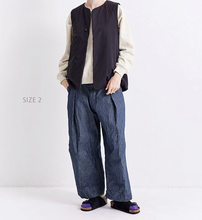 Veritecoeur Cotton Linen Denim Pants (2657U)