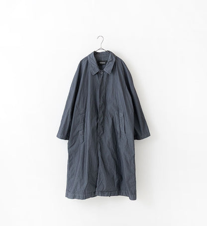 [Arriving Soon] Veritecoeur Stand Collar Coat - Sumi Gray