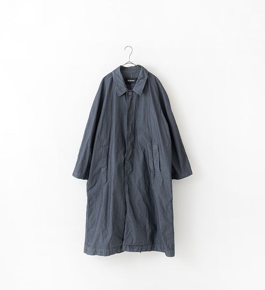 [Arriving Soon] Veritecoeur Stand Collar Coat - Sumi Gray