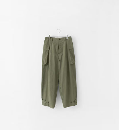 Veritecoeur Peach Skin Cargo Pants - Khaki