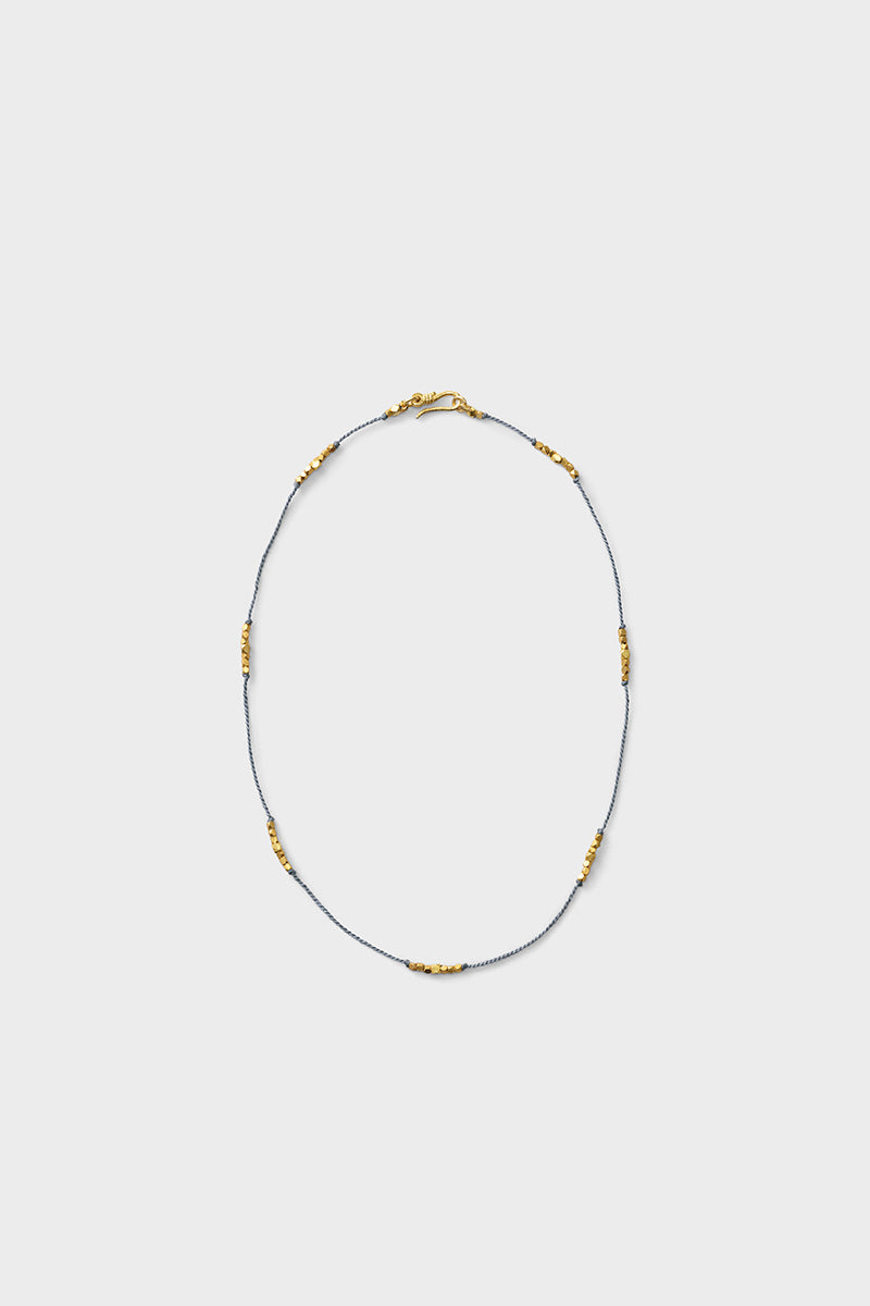 Fog Linen Work - Aisha Necklace - Blue Grey