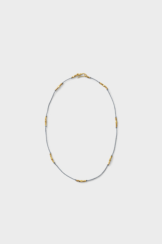 Fog Linen Work - Aisha Necklace - Blue Grey