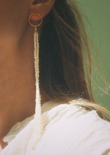 HERMINA ATHENS Cascade Band Earrings - Gold