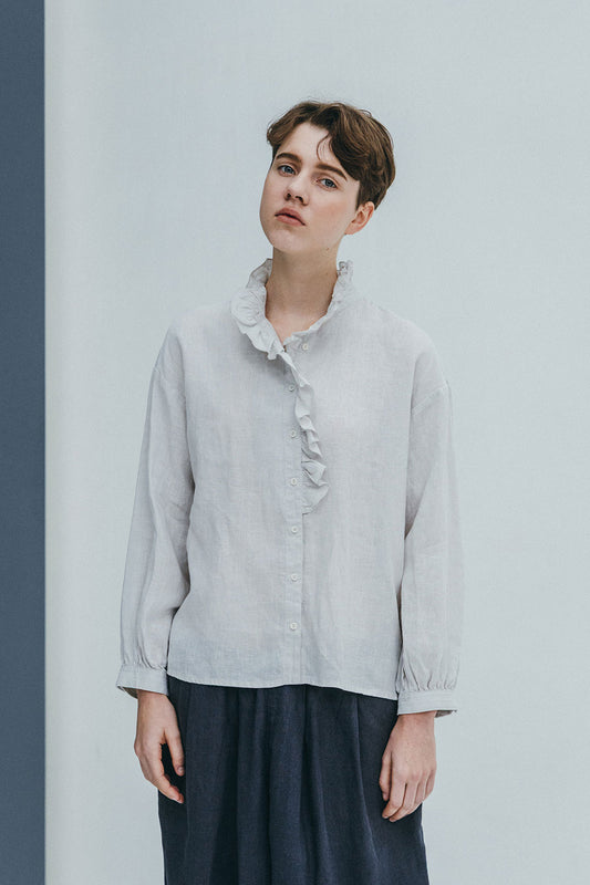Fog Linen Work Maggi Top - Albatre