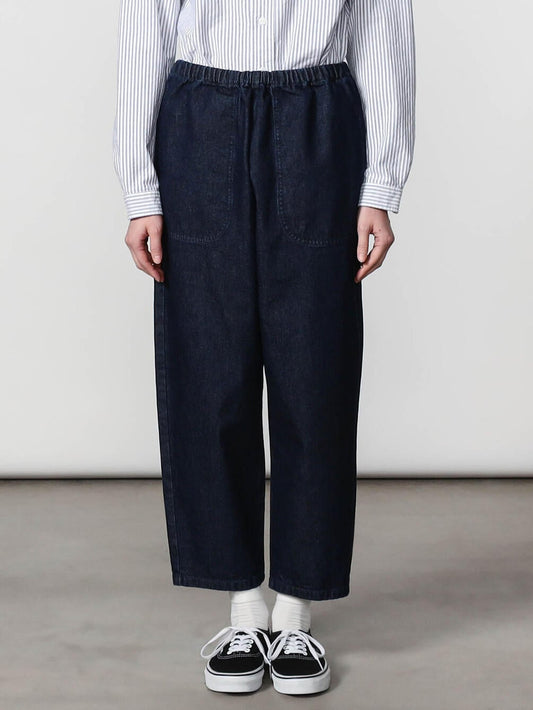 Danton Women's Denim Easy Pants - Indigo