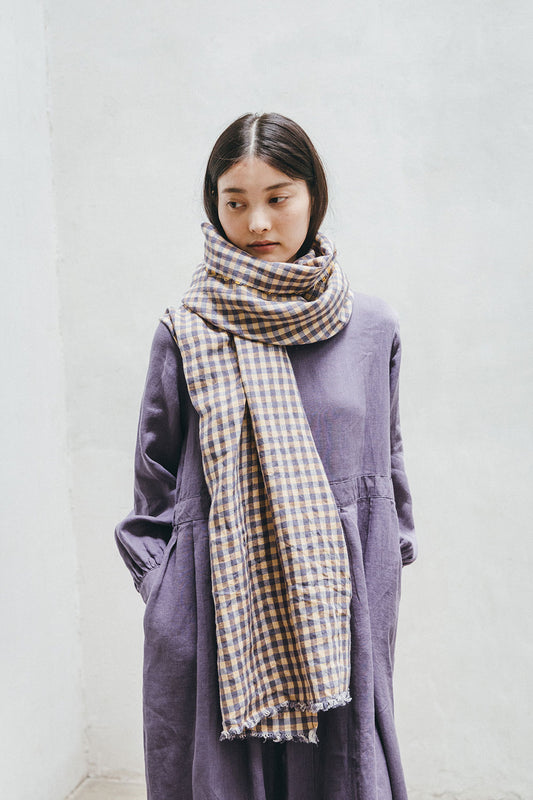[Arriving Next Week] Fog Linen Work Tuz Fringe Scarf Phil