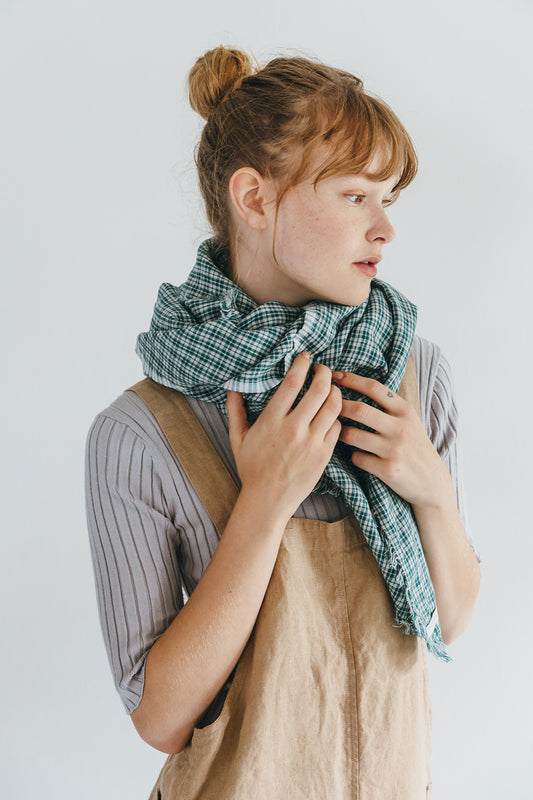 Fog Linen Work Tuz Fringe Scarf - Jessie