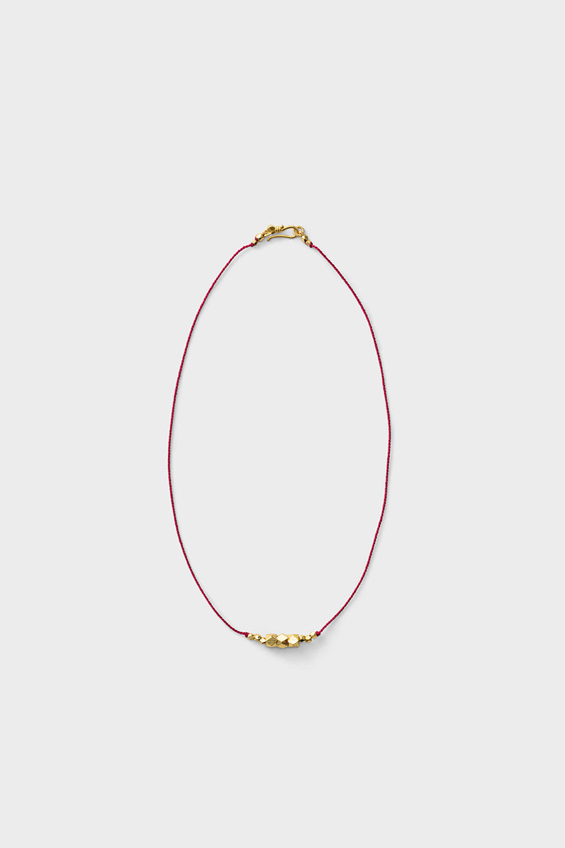 Fog Linen Work - Raabia Necklace - Red
