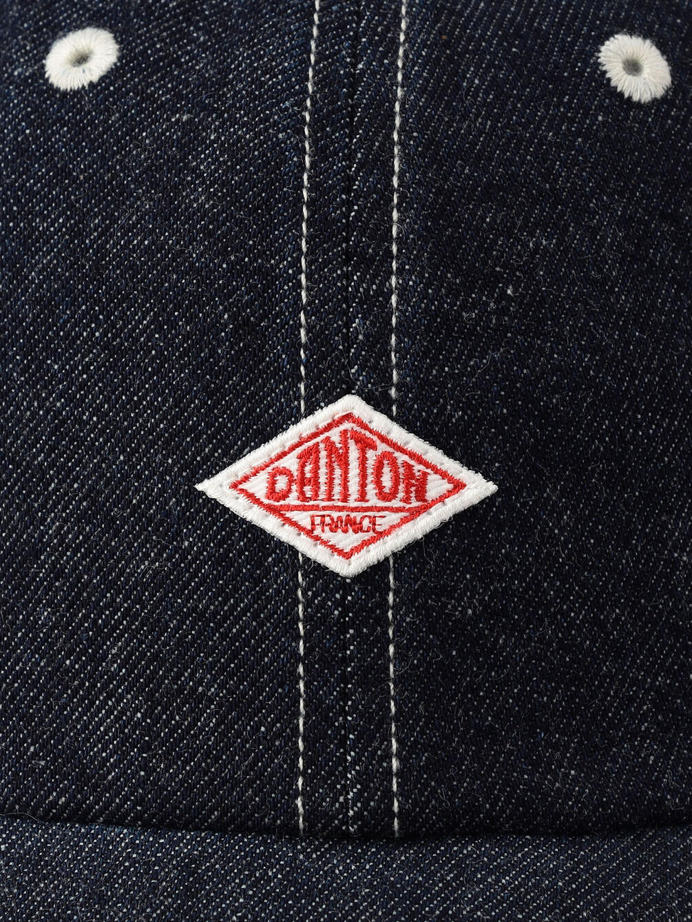 Danton 6-Panel Logo Unisex Denim Baseball Cap- Dark Indigo