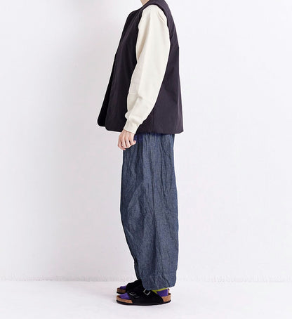 Veritecoeur Cotton Linen Denim Pants (2657U)