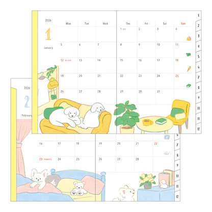 Midori 2026 Planner - Dog