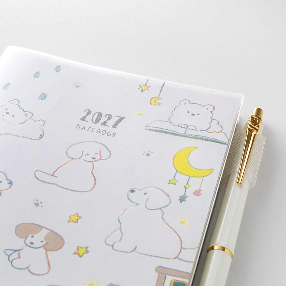 Midori 2027 B6 Pocket Diary - Dog