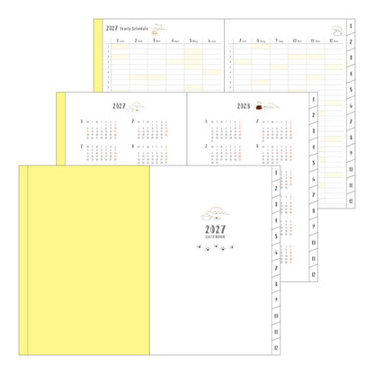 Midori 2027 B6 Pocket Diary - Dog
