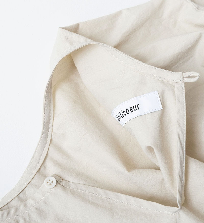 Veritecoeur Pullover Shirt - Ivory White (VC-2648)