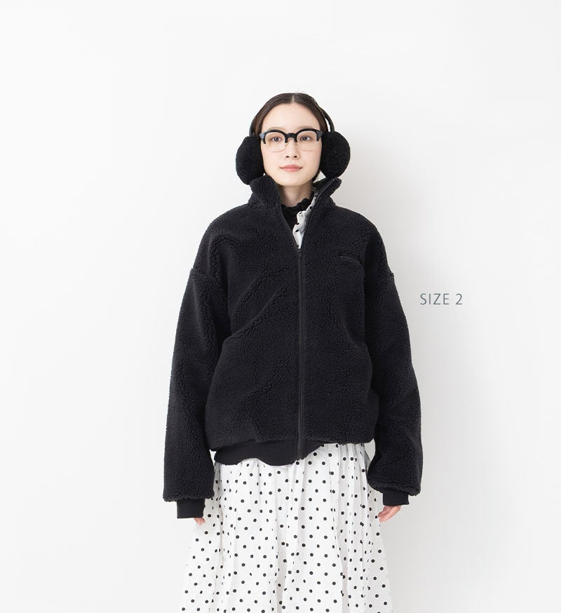 [Arriving Next Monday] Veritecoeur Fleece Jacket - Black