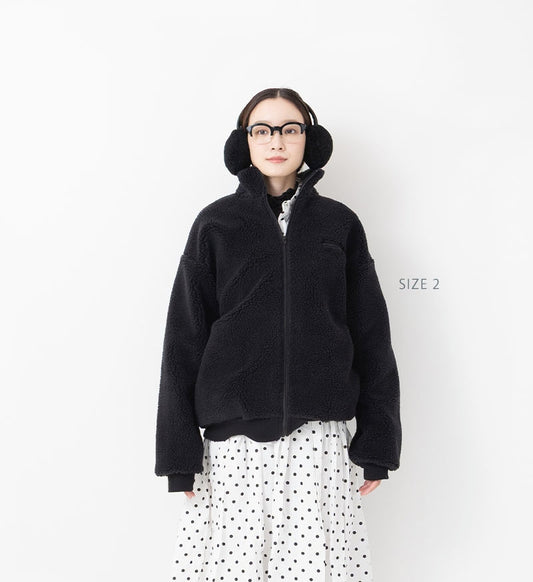[Arriving Next Monday] Veritecoeur Fleece Jacket - Black